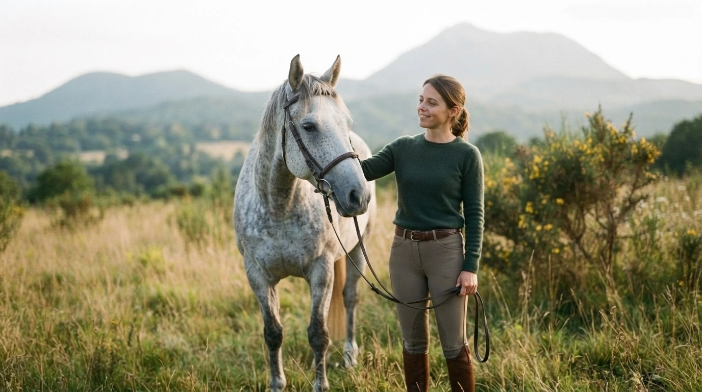 Cours d'équitation à Veyre-Monton, Puy-de-Dôme